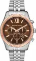 Наручные часы MICHAEL KORS Lexington, серебристый