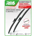 550 550 мм. Bayonetarm. Комплект гибридных щеток стеклоочистителя RD5 дворники на Mercedes-Benz C; Мерседес-Бенз Ц;