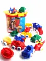 Набор Viking Toys машинки, кораблики и самолетики, 15шт, большое ведро