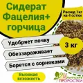 Сидерат Фацелия+Горчица, Ильинские проростки 3кг