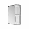 Шкаф Mixline Классик 50 зеркальный левый белый для ванной комнаты и хранения гигиенических принадлежностей