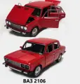 Коллекционная масштабная модель ВАЗ 2106 1:24 (металл, свет, звук)
