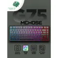 Беспроводная механическая клавиатура Mchose G75 Pro black
