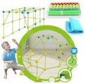 Развивающий конструктор 3D, палатка туннель с легким каркасом, build your own den