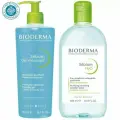 Bioderma Набор Sebium очищающий: гель, 500 мл + мицеллярная вода, 500 мл