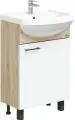Тумба с раковиной дуб сонома/белый матовый 52 см Onika Эко 105208 + 1.3120.1. S00.11B.0