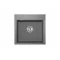 Кухонная мойка Granula Estetica ES-5201, графит (чёрно-серый), кварц