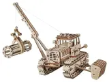 Деревянный конструктор 3D TADI WOOD сборная модель Трубоукладчик 26 см, 296 деталей