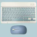 Беспроводной комплект PALMEXX KM001 клавиатура+мышь BT/2.4G, АКБ, USB-C DC5V, голубой