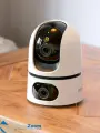Imou Ranger Dual 6Мп (3Мп + 3Мп) - камера видеонаблюдения WiFi для дома поворотная с двумя объективами, умная домашняя цифровая IP видеокамера с ИК подсветкой, 2304x1296 Super HD