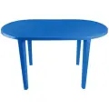 Стол пластиковый овальный Стандарт Пластик 140 x 80 x 71 см синий