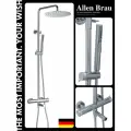 Душевая система с тропическим душем Allen Brau x Priority. Цвет - Хром. Латунь - 5.31T10-00