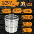 Переход нержавейка ПМ 115х130 ст.430-0,8 Теплов и Сухов