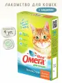 Лакомство для кошек Омега NEO+ Крепкое здоровье 4 уп по 90 табл