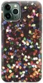 Силиконовый чехол на Apple iPhone 11 Pro Max / Эпл Айфон 11 Про Макс с рисунком Разноцветные конфетти
