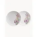 Тарелки Lefard Irises, обеденные, набор 2 шт, фарфоровые, 25,5 см.