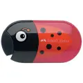 Faber-Castell Точилка пластиковая с ластиком Ladybug 2 отверстия