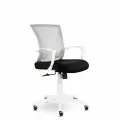 Офисное кресло СН-800 Энжел белый СР TW-71/Е11-к Серебристое/Черное