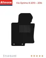 Ворсовый коврик для Kia Optima 3 (TF) 2010 - 2016, черный, 1шт, водительский, Стандарт / Киа Оптима 3