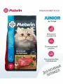 Сухой корм Melwin для котят до 1 года с нежной телятиной, 10 кг