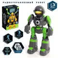 IQ BOT Робот радиоуправляемый «Кибер Бот», световые и звуковые эффекты, цвет серый