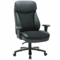 Кресло руководителя Chairman CH414 экокожа/ткань, черный