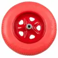 Колесо полиуретановое PU для тачки, 3.25-3.00-8, втулка 16 мм, D 85