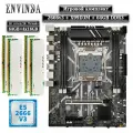 Комплект материнская плата Envinda X99 + Xeon 2666V3 + 64GB DDR3 ECC 4x16GB White