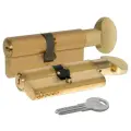 Цилиндровый механизм Kale kilit (Кале килит) с вертушкой 164 SM/70 (30+10+30) mm латунь 5 кл.