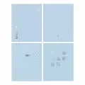 Тетрадь общая 80л, А5 BG Blue&silver (клетка) (Т5ск80_тф 11943), 4шт.