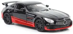 WiMi Модель металлическая Mercedes AMG GT 1:32 инерционная свет, звук, открываются двери и багажник