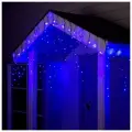 Электрогирлянда Luazon Lighting Бахрома Eco 705917/187273/671667/705918/1080158/187275, 4 х 0.6 х 4 м, 4 х 0.6 м, 180 ламп 1 10.8 Вт светодиоды 400 см 60 см 180 шт. синий/черный провод