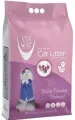 Комкующийся наполнитель Vancat VAN CAT Baby Powder для кошачьих туалетов без пыли с ароматом детской присыпки 10 кг
