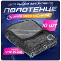 Автополотенце для сушки авто из микрофибры ультравпитывающие