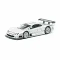 Машинка коллекционная POPRACE 1/64 Mercedes-Benz CLK GTR Silver Diecast Scale Model Car