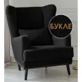 Кресло Оскар в гостиную, мягкое для дома и отдыха, букле Lambeco19