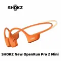 SHOKZ Openrun Pro 2 Mini S821 Bluetooth-наушники с костной проводимостью, водонепроницаемые, с открытым ухом, Спортивные