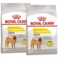 Сухой корм Royal Canin Medium Dermacomfort для собак средних размеров с раздраженной кожей Птица, 10 кг х 2 шт.