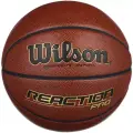 Мяч баскетбольный Wilson Reaction PRO, р.7, коричневый (WTB10137XB07)