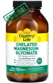 Country Life, Chelated Magnesium Glycinate, глицинат магния, 540 г, 180 таблеток