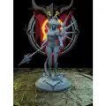 Миниатюра Фигурка RAID Shadow Legends - Duchess Lilitu, Герцогиня Лилиту 8,3см 1/24 (ФанАрт, Серая, предназначена для самостоятельной покраски)