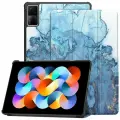 Чехол на Lenovo Zhaoyang K10 / Tab M11 (TB-330FU) / Xiaoxin Pad 2024 (TB-331FC) 11 дюйма, 2024 года, умный с магнитом, темно-синий мрамор