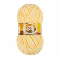 Пряжа DOLLY VELOUR 100% полиэстер 100 г 93 м №08 св. жёлтый