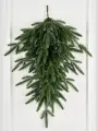 Капля хвои / подвеска еловая / еловая ветка большая, литая, 50 см
