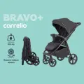 Прогулочная коляска Carrello Bravo Plus CRL-5515 (2024), Storm Grey, темно-серый, для детей от 6 месяцев до 4 лет