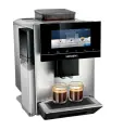 Кофемашина автоматическая Siemens EQ900 TQ903DZ3, дисплей 6,8 дюйма, 19 бар, серебристый/черный