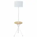 Торшер напольный светильник. со столиком Arte Lamp Combo A2070PN-1WH