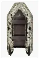 Лодка надувная ПВХ под мотор для рыбалки Фрегат 320 ЕК с килем, сварные швы, камуфляж