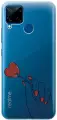 Силиконовый чехол на realme C15, C25, Рилми С15, С25 с 3D принтом Heartbreaker прозрачный