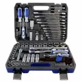 Набор инструментов GOODKING,71 предмет, трещотка 1/2, 1/4, биты, торцевые головки, для дома, для авто (М-10072)